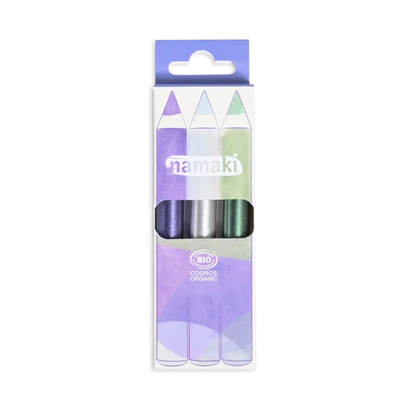 Namaki - Organic glitter make-up pencils for kids - Moonlight | Scout & Co