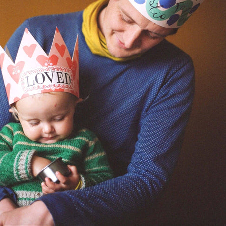 Hadley - Loved party hat card | Scout & Co