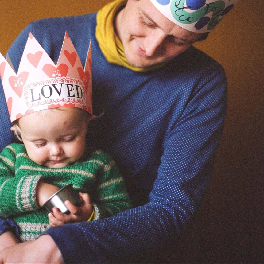 Hadley - Loved party hat card | Scout & Co