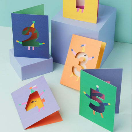 Rumble Cards - 8th Birthday die-cut card | Scout & Co