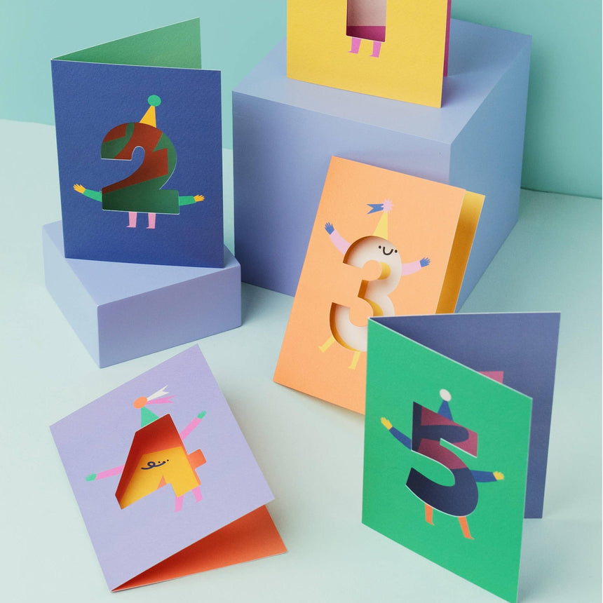 Rumble Cards - 8th Birthday die-cut card | Scout & Co