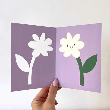 Rumble Cards - Flower die-cut card | Scout & Co