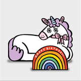 Wrap - Unicorn card with mini card | Scout & Co