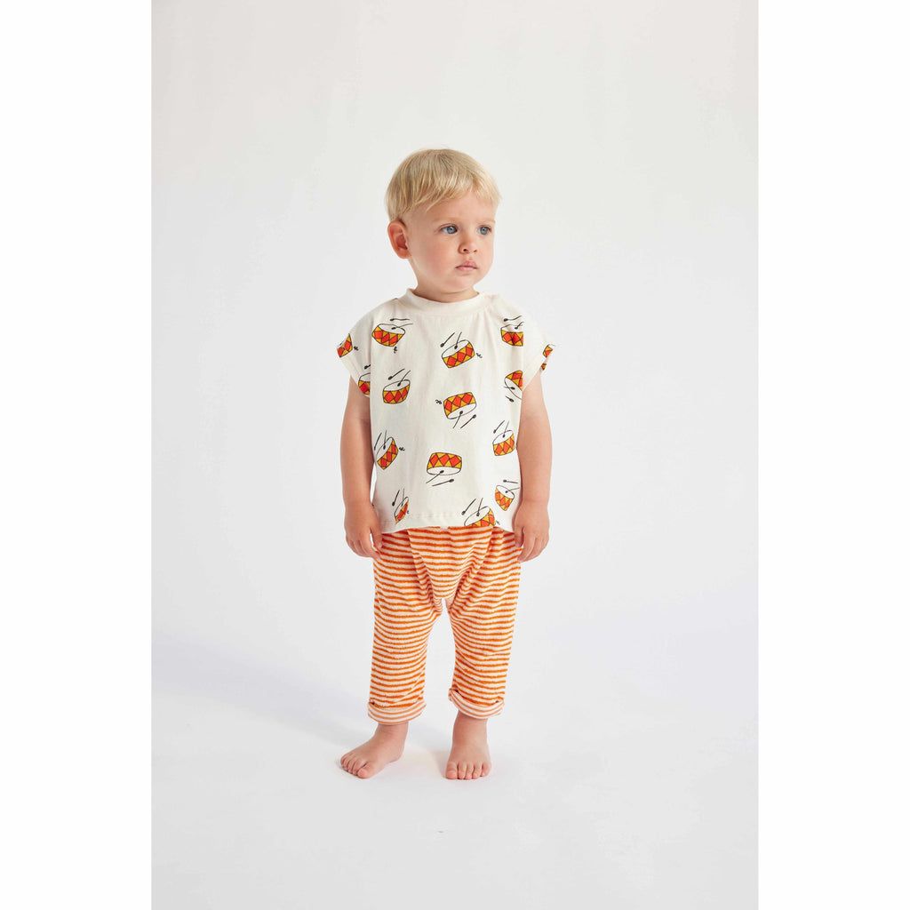 Bobo Choses - Play The Drum all-over T-shirt - baby | Scout & Co