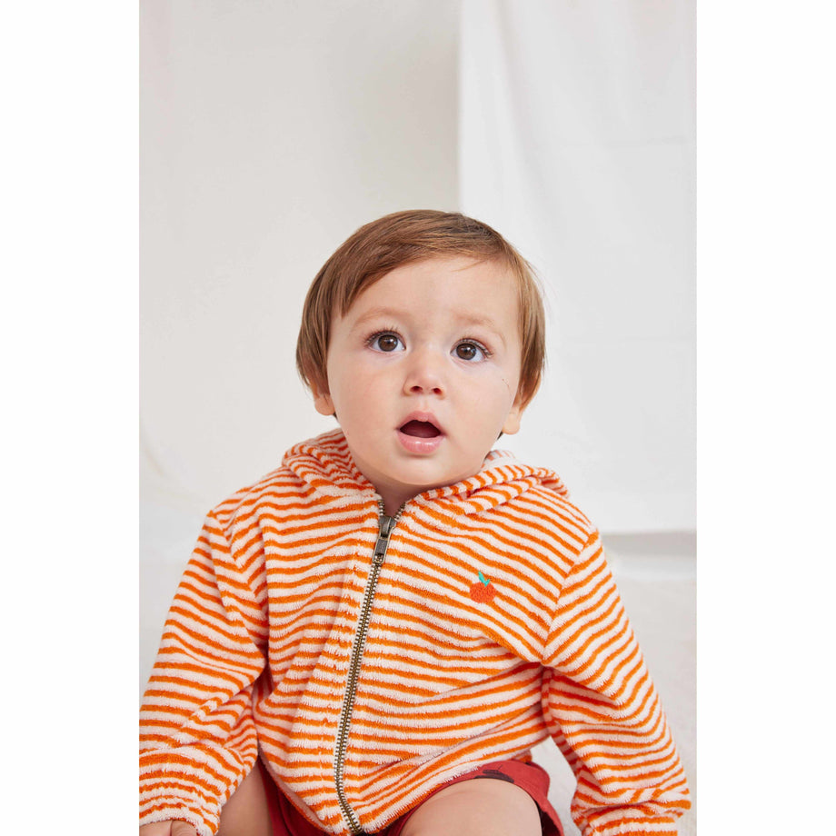 Orange sales baby hoodie