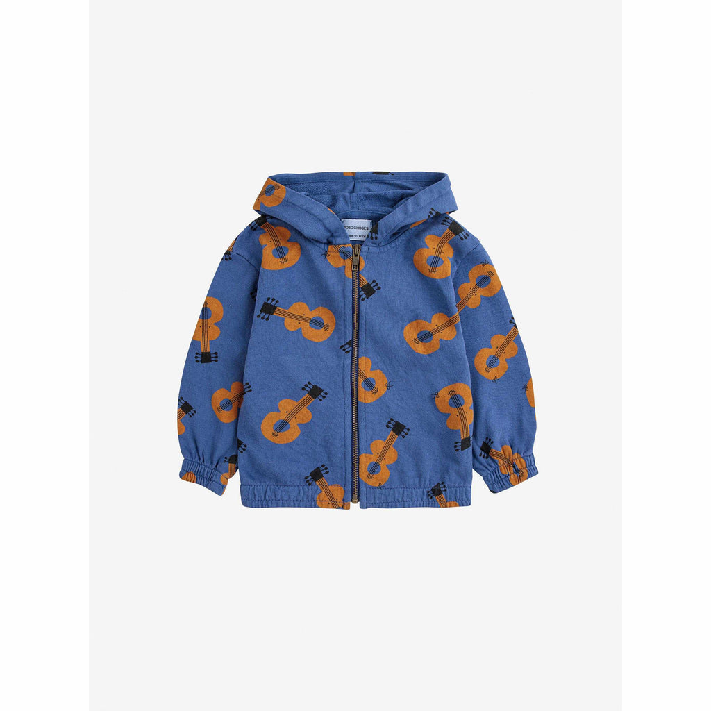 Bobo Choses - Acoustic Guitar all-over zipped hoodie - baby | Scout & Co