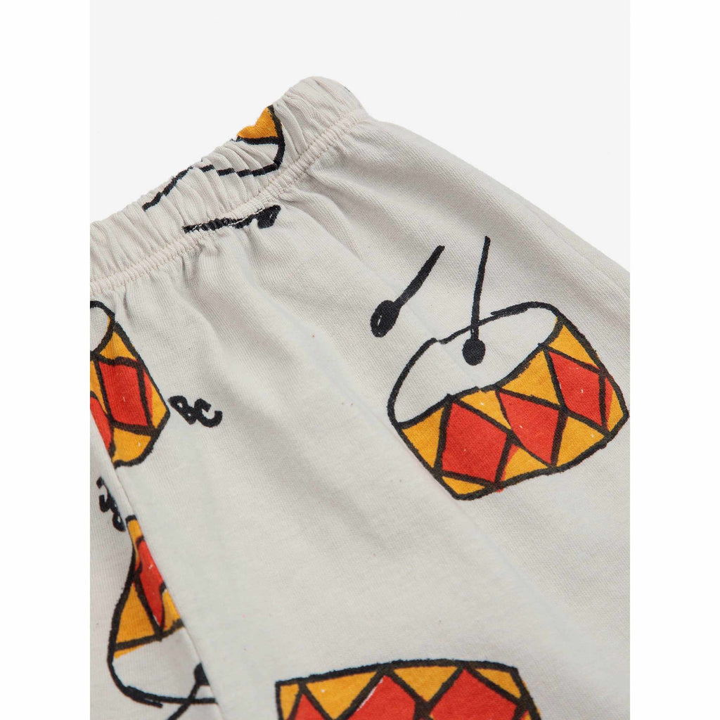 Bobo Choses - Play The Drum all-over jersey pants - baby | Scout & Co