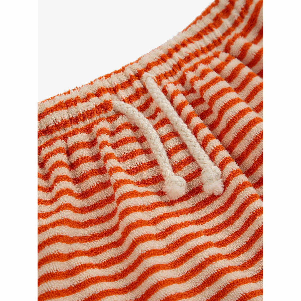 Bobo Choses - Orange Stripes terry harem pants - baby | Scout & Co