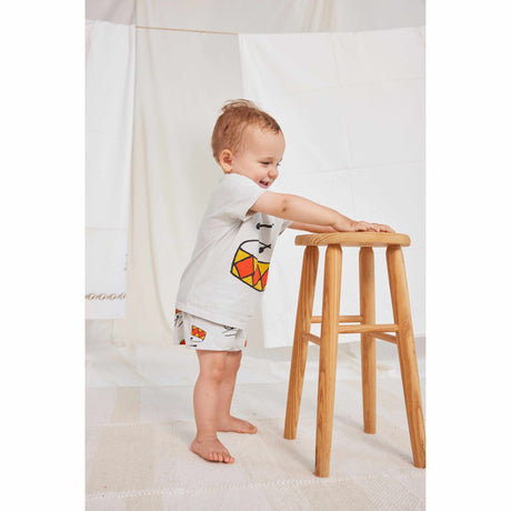 Bobo Choses - Play The Drum all-over shorts - baby | Scout & Co