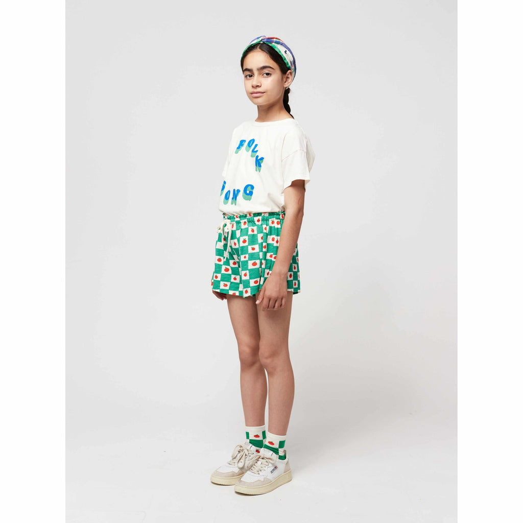 Bobo Choses - Tomato all-over ruffle shorts | Scout & Co