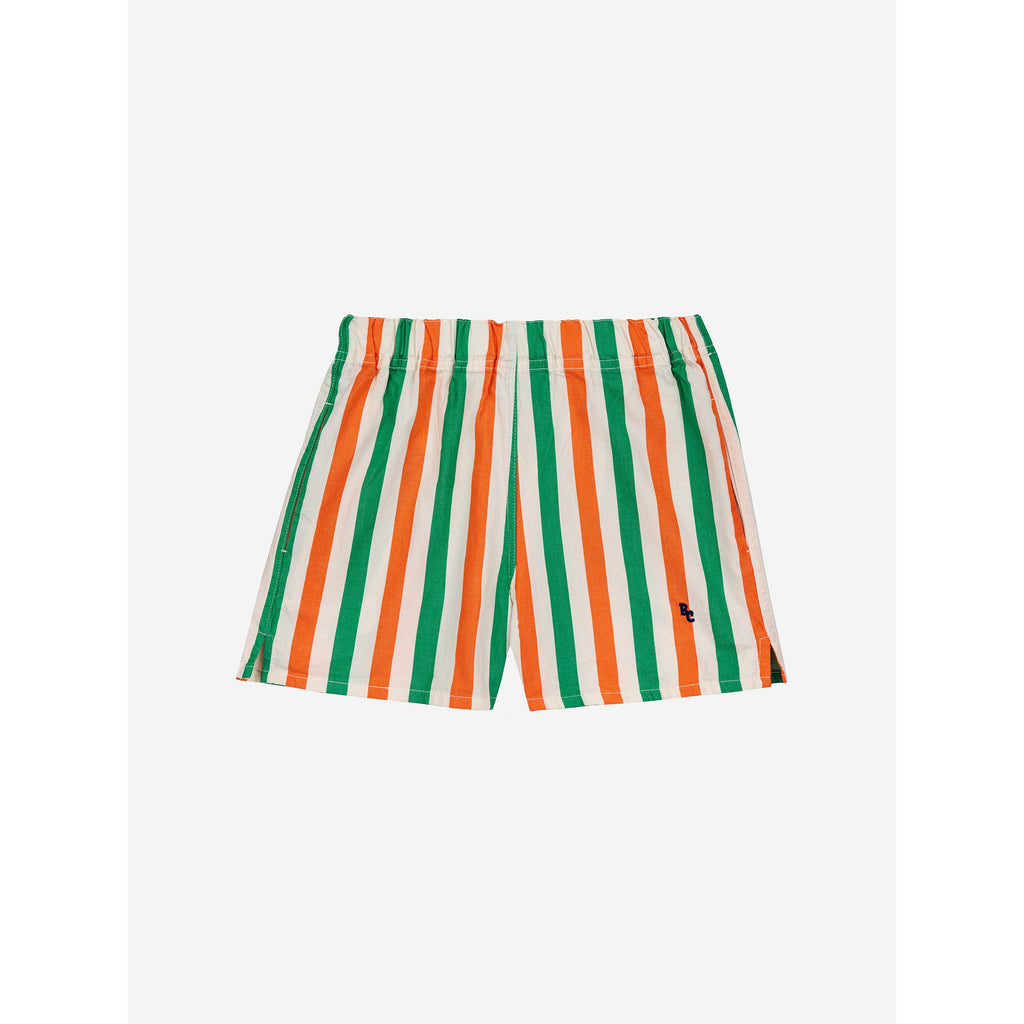 Bobo Choses - Vertical Stripes woven shorts | Scout & Co