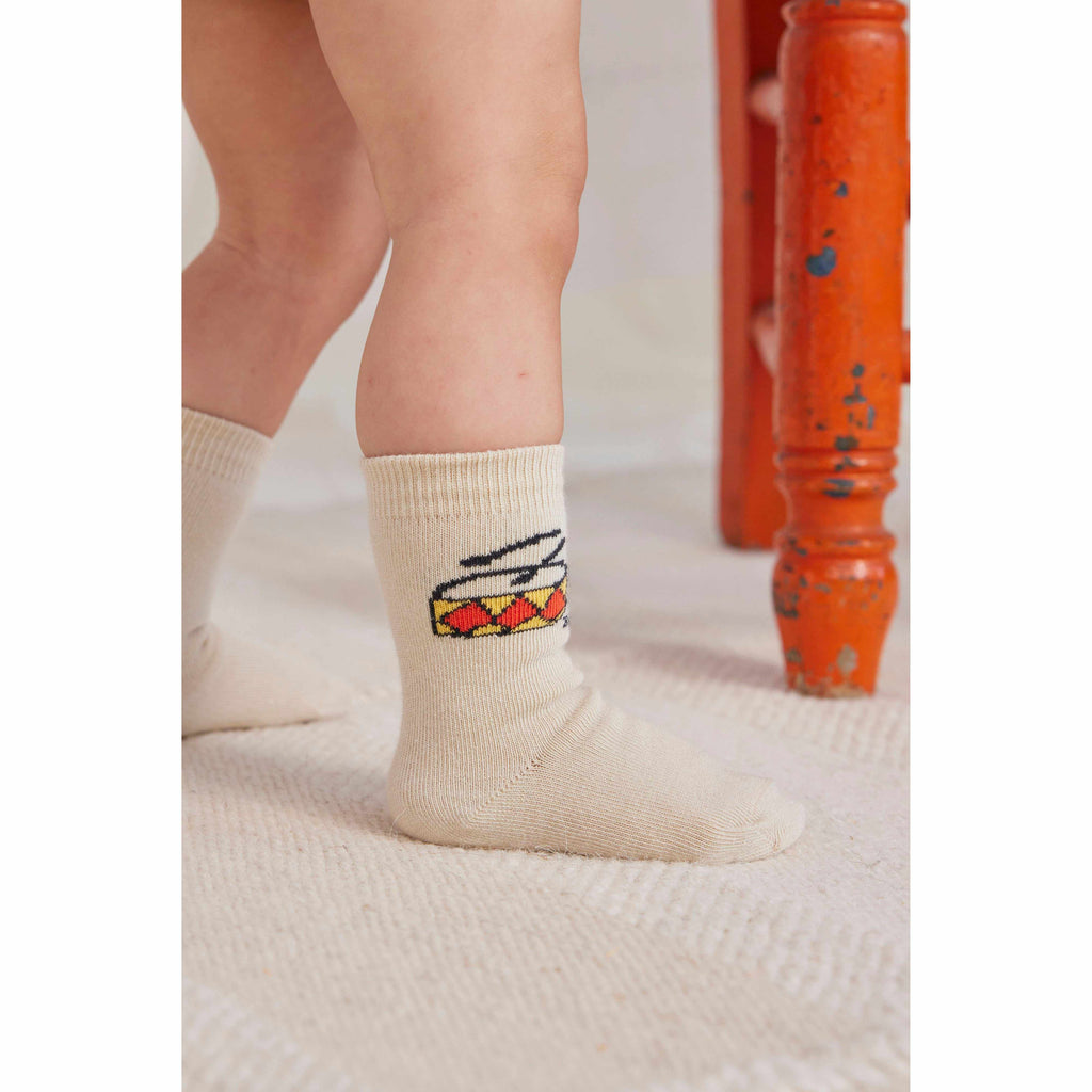 Bobo Choses - Play The Drum short socks - baby | Scout & Co