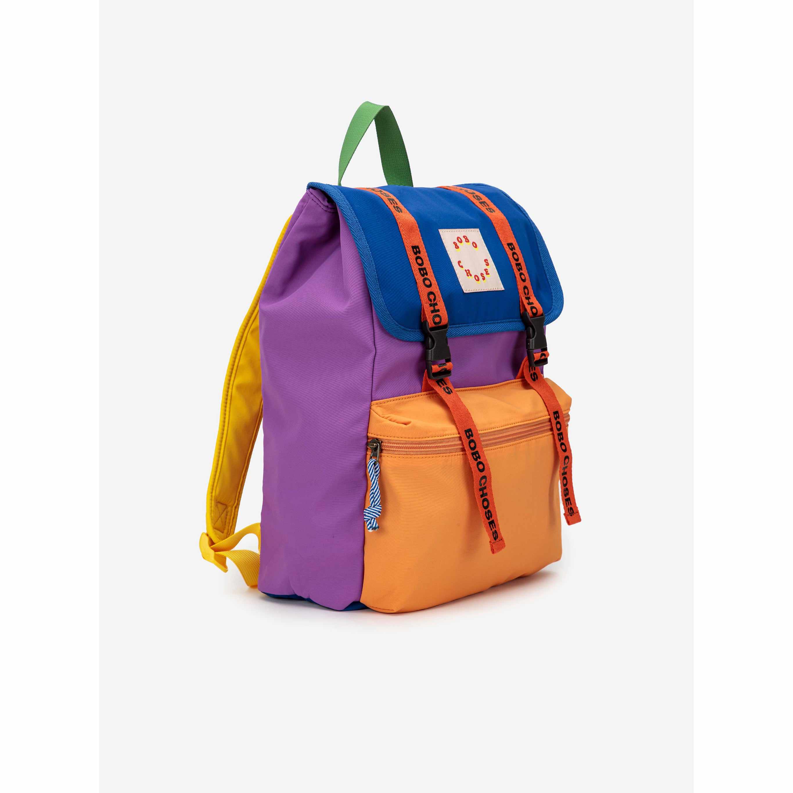 Colour block outlet backpack