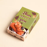 Lisa Angel - Tiny Matchbox Ceramic Token: Squirrel