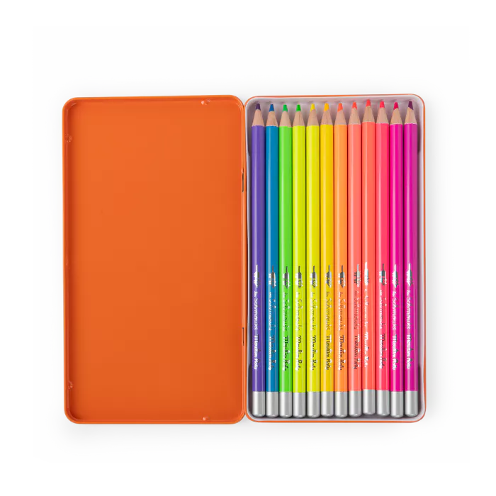 Moulin Roty - Les Schmouks neon pencils - set of 12 | Scout & Co