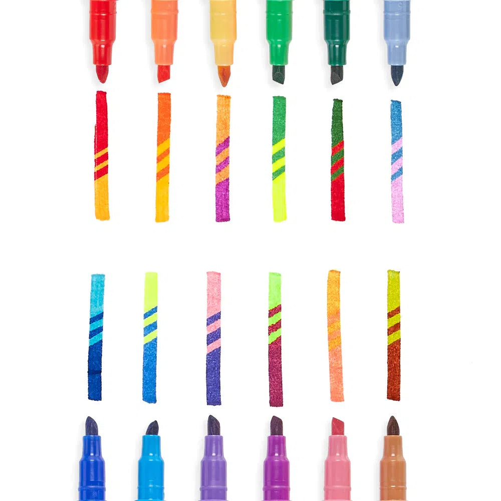 Ooly - Switch-eroo colour-changing markers - set of 12 | Scout & Co