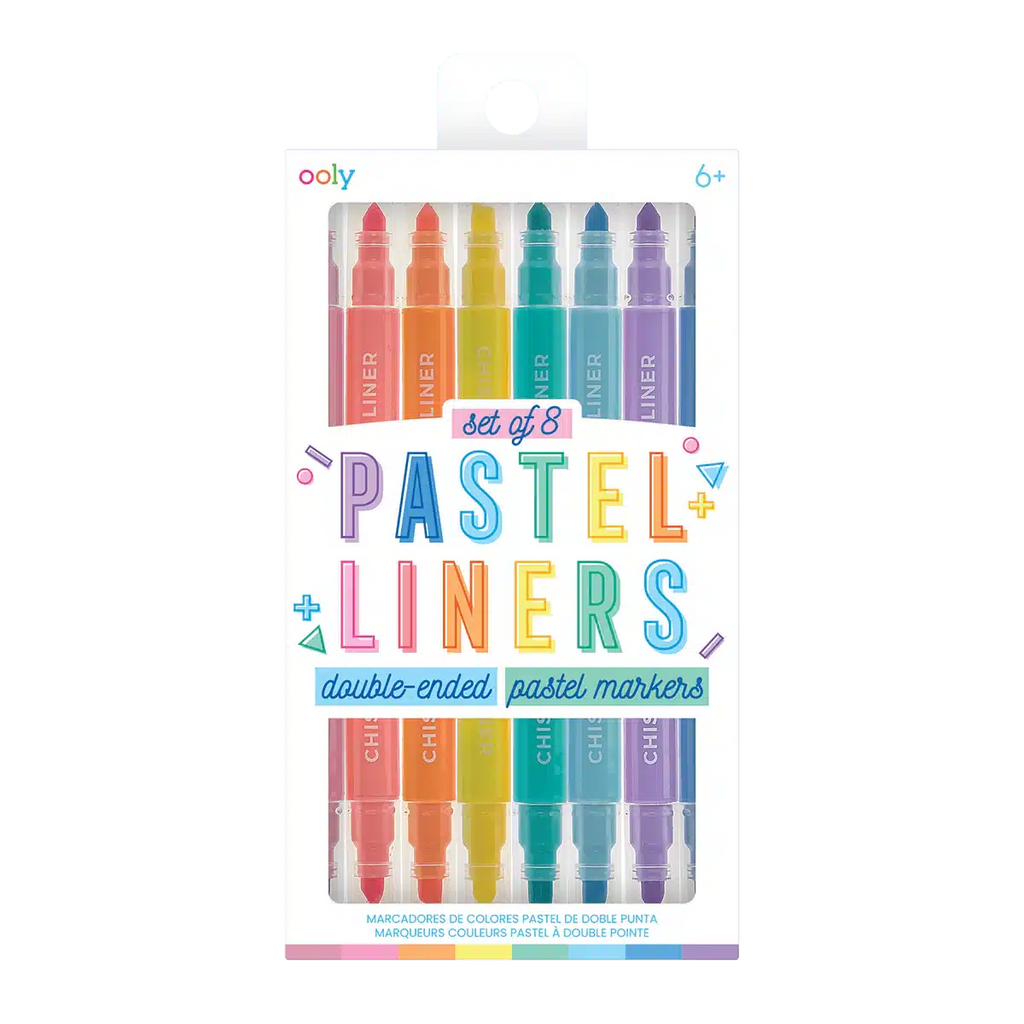 Ooly - Pastel Liners double-ended markers - set of 8 | Scout & Co