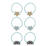 Mimi & Lula - Ziggy Over The Rainbow hair ponies - set of 6 | Scout & Co