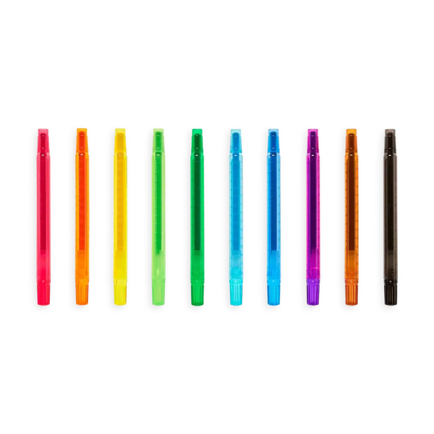 Ooly - Yummy Yummy scented twist-up crayons - set of 10 | Scout & Co
