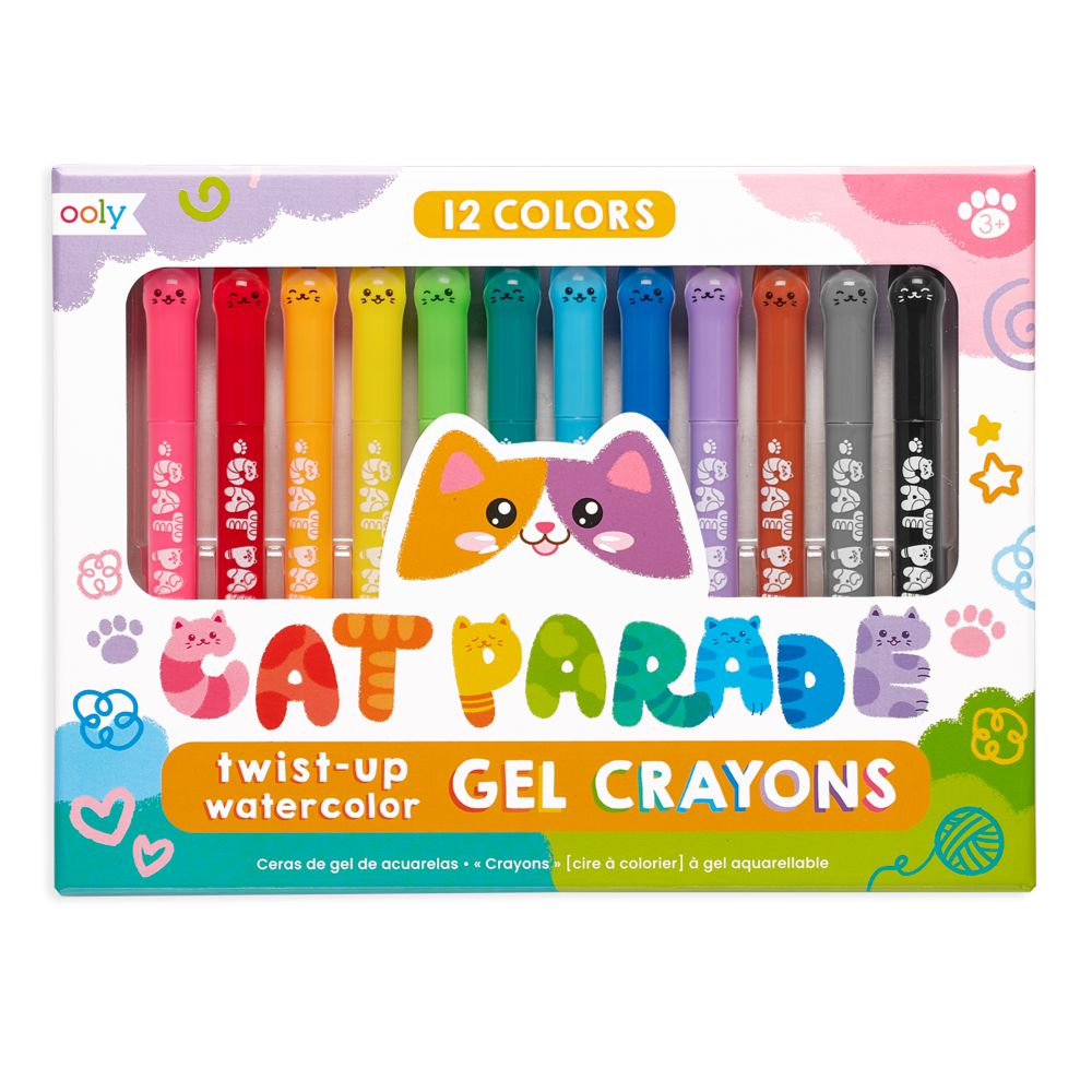 Ooly - Cat Parade gel crayons - set of 12 | Scout & Co