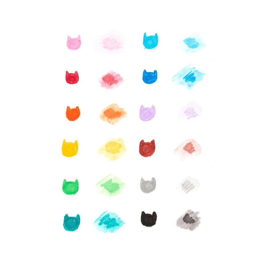 Ooly - Cat Parade gel crayons - set of 12 | Scout & Co