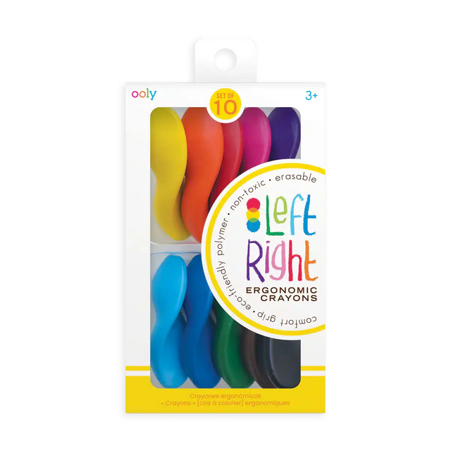 Ooly - Left Right Ergonomic Crayons - set of 12 | Scout & Co