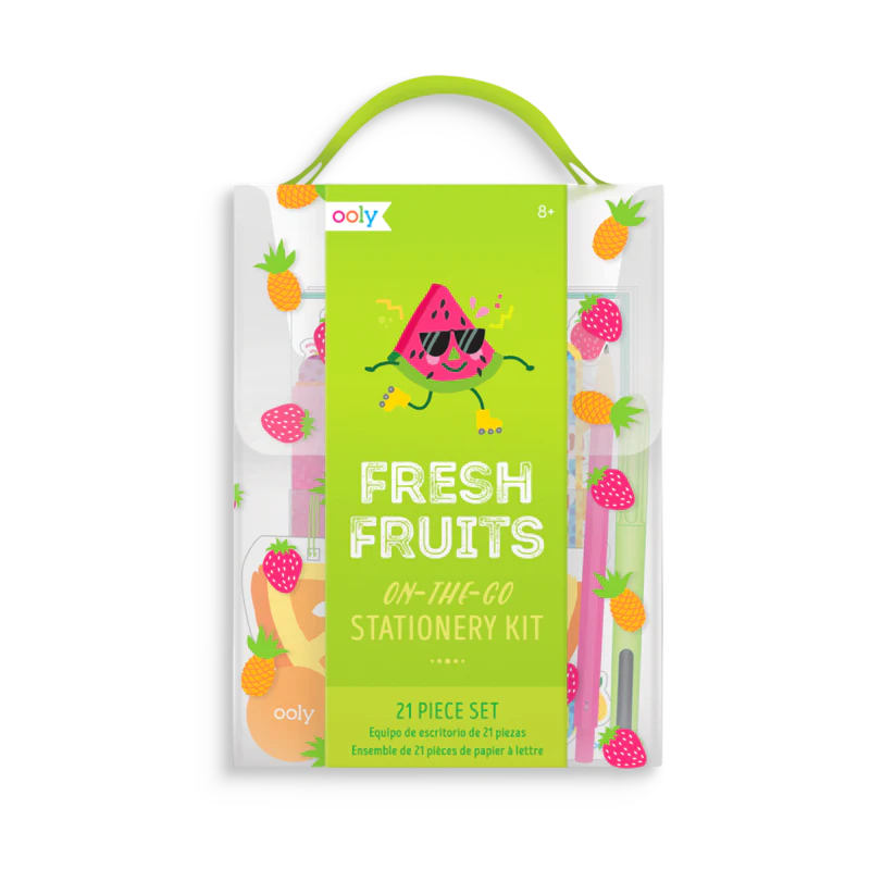 Ooly - Fresh Fruits stationery kit | Scout & Co