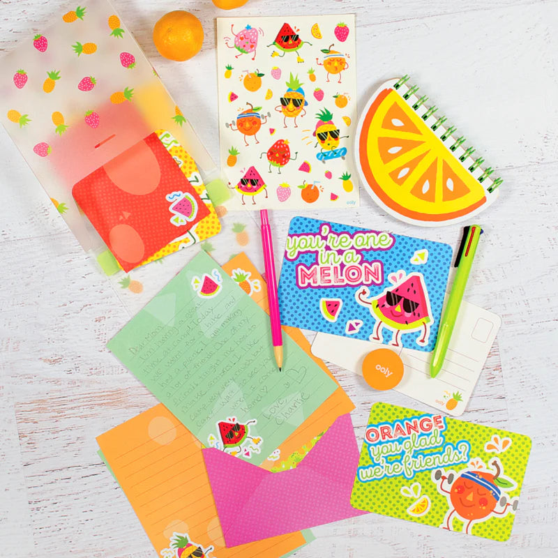 Ooly - Fresh Fruits stationery kit | Scout & Co