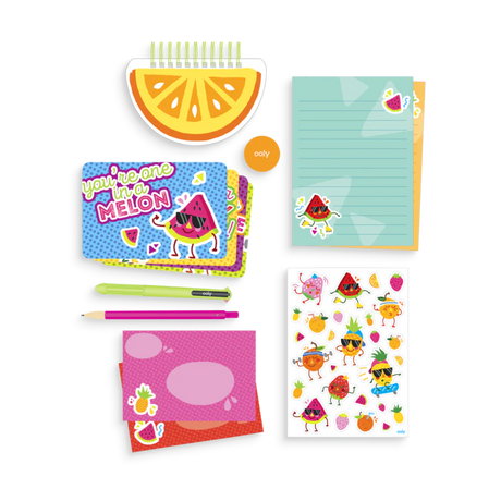 Ooly - Fresh Fruits stationery kit | Scout & Co