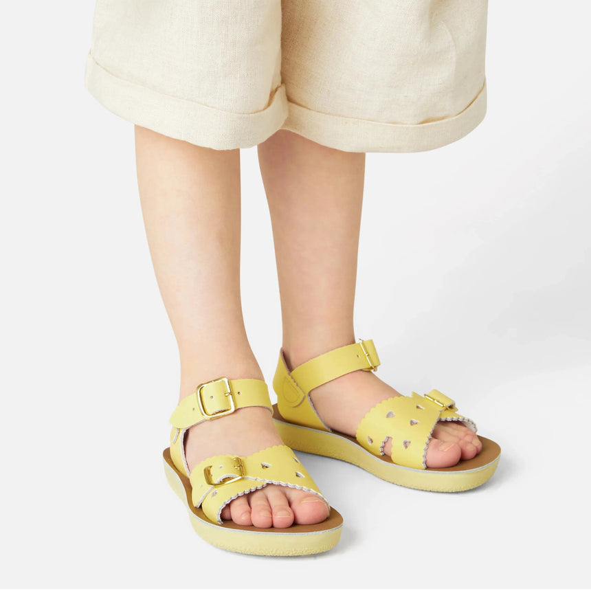 Saltwater Sweetheart Sandals - Butter Yellow - Kids | Scout & Co
