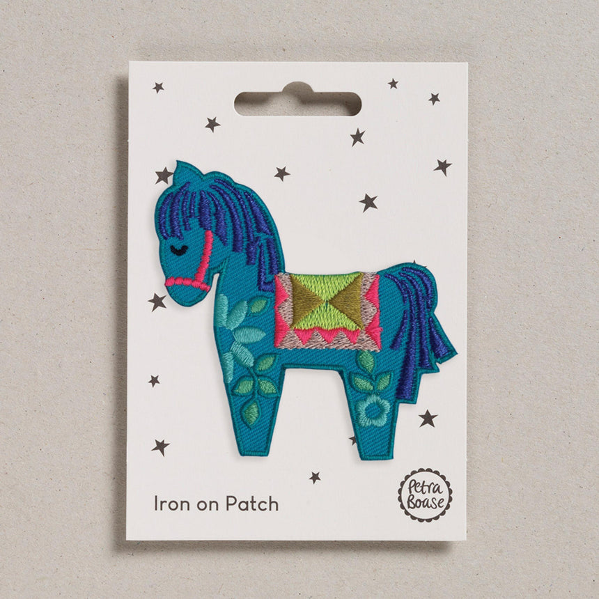 Petra Boase - Iron on Patch - Dala Horse | Scout & Co