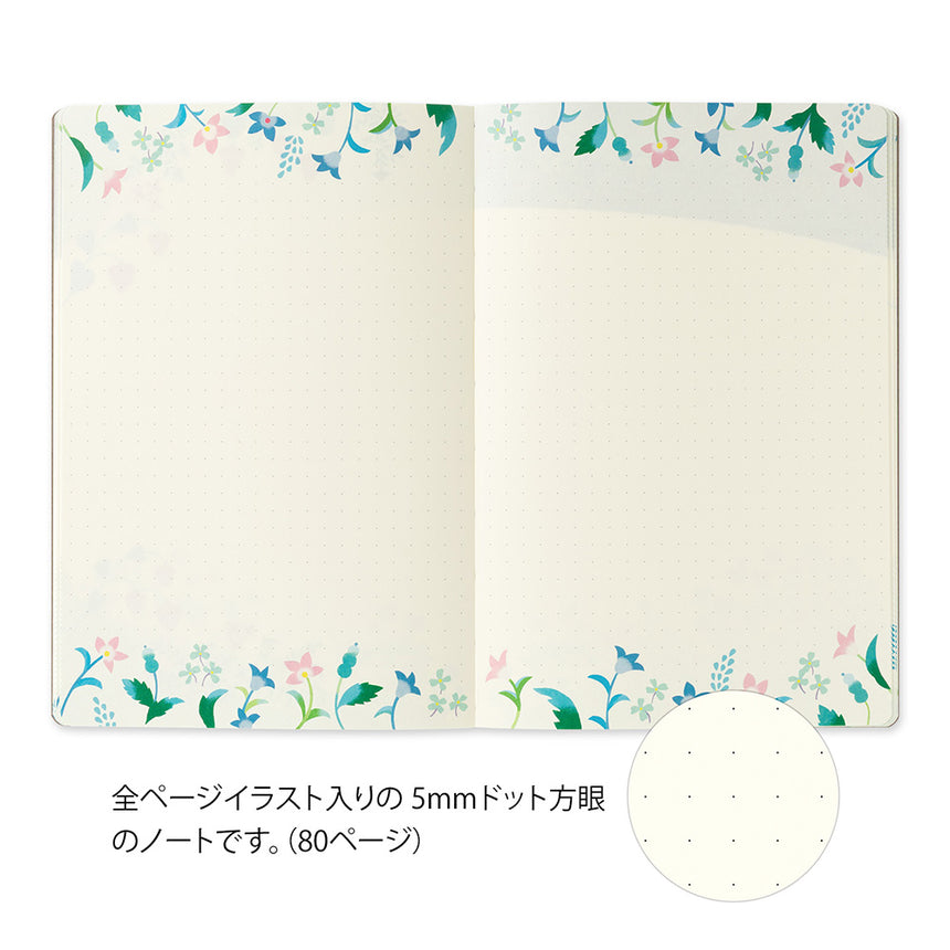 Midori - Yuru Log notebook - Floral | Scout & Co