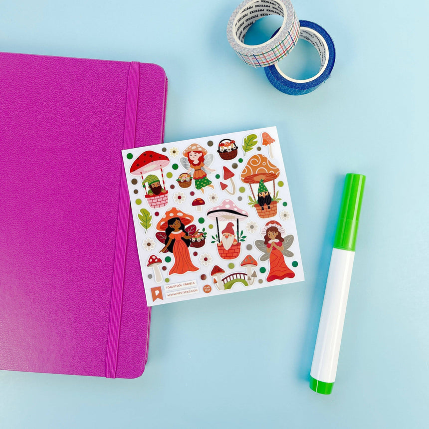 Pipsticks - Toadstool Travels stickers | Scout & Co