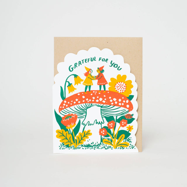Egg Press - Grateful Gnomes letterpress card | Scout & Co