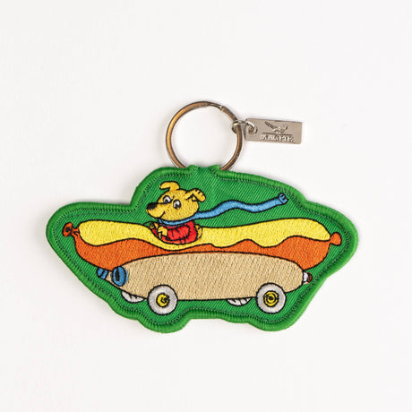 Magpie x Richard Scarry - Hotdog Car key charm | Scout & Co