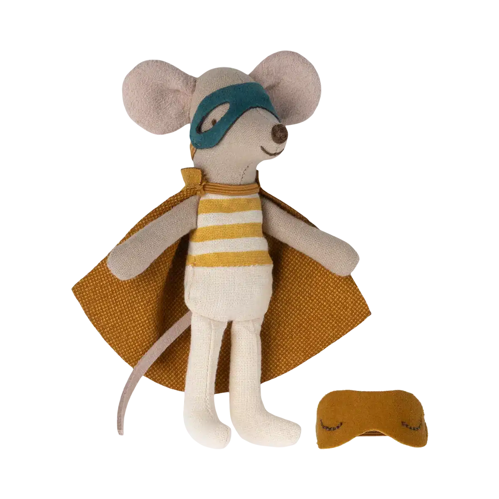 Maileg - Superhero mouse in matchbox - little brother | Scout & Co