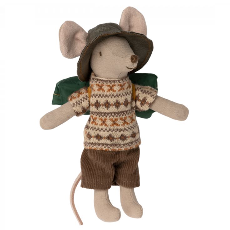 Maileg - Hiker mouse - big brother - knit jumper | Scout & Co