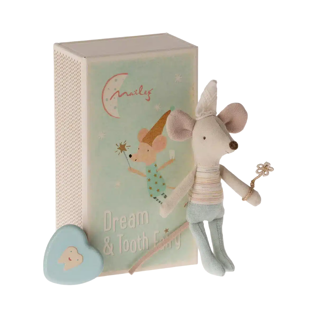 Maileg - Tooth Fairy little brother mouse with matchbox | Scout & Co