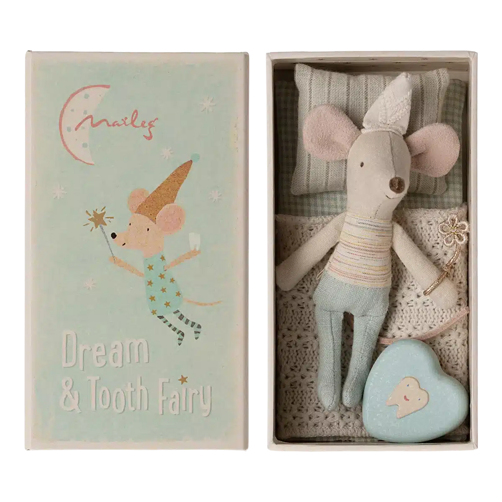 Maileg - Tooth Fairy little brother mouse with matchbox | Scout & Co