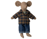 Maileg - Dad mouse - light brown