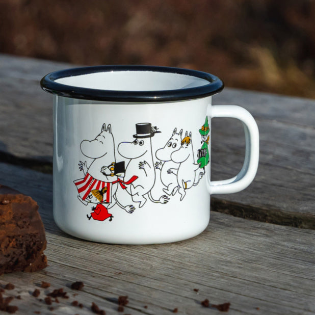 Muurla - Moomin enamel mug - Moomin Valley | Scout & Co
