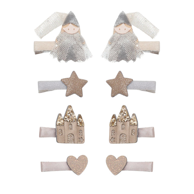 Mimi & Lula - Princess & Castle mini hair clips - set of 8 | Scout & Co