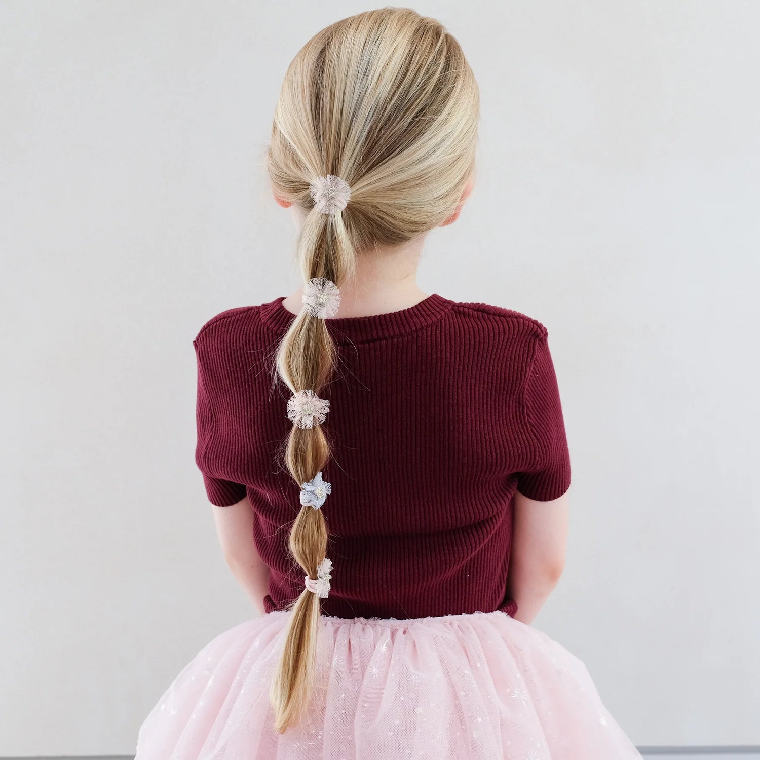 Mimi & Lula - Mini Tulle Rosette ponies - set of 8 | Scout & Co