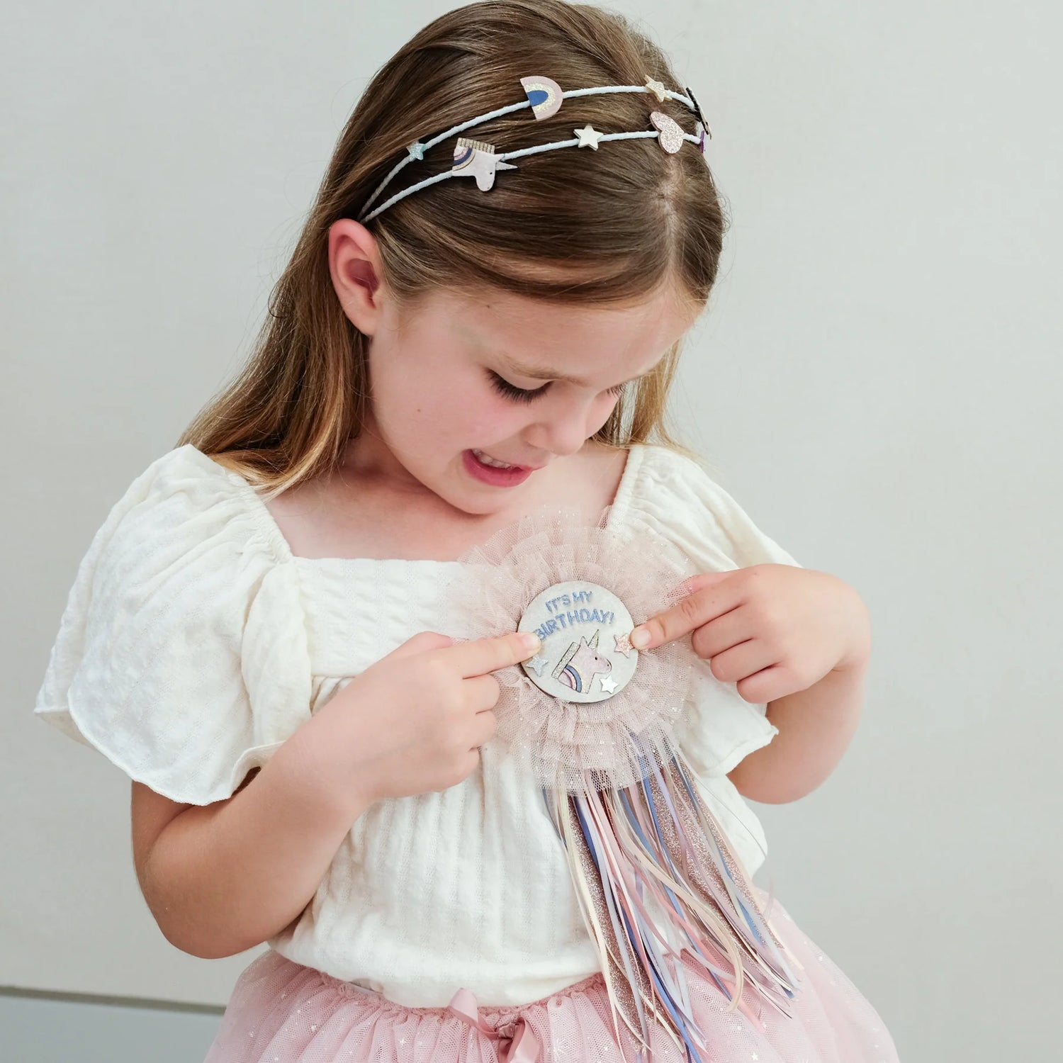 Mimi & Lula - Unicorn Birthday rosette badge | Scout & Co