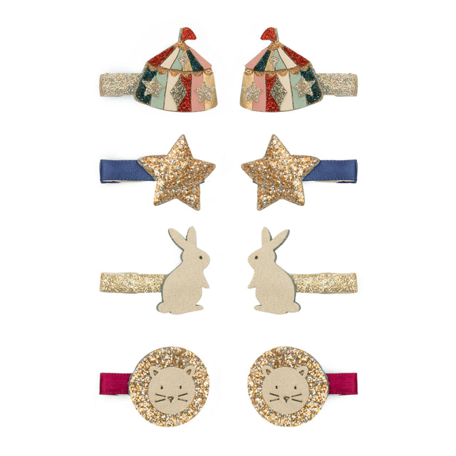 Mimi & Lula - Circus mini hair clips - set of 8 | Scout & Co