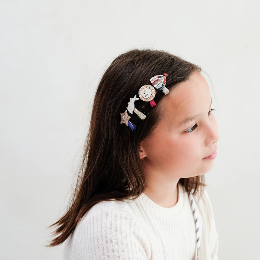 Mimi & Lula - Circus mini hair clips - set of 8 | Scout & Co