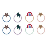 Mimi & Lula - Rainbow mini ponies - set of 8