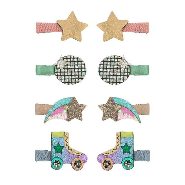 Mimi & Lula - Disco Diva mini hair clips - set of 8 | Scout & Co