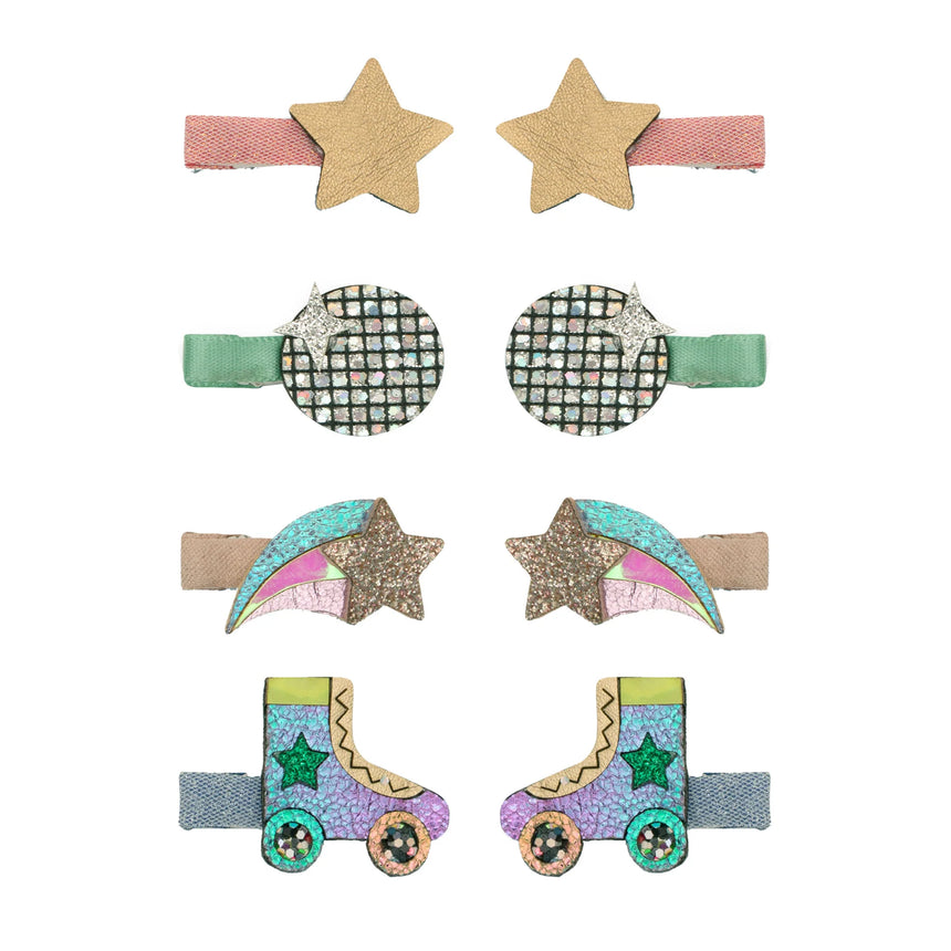 Mimi & Lula - Disco Diva mini hair clips - set of 8 | Scout & Co