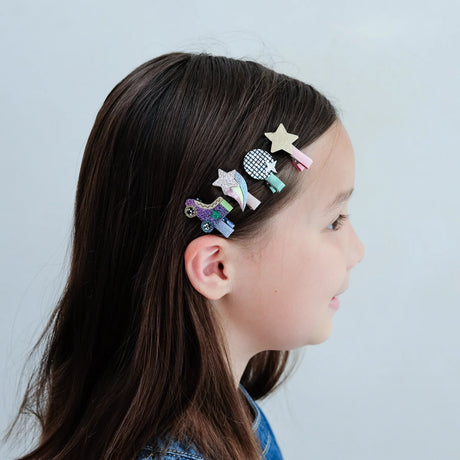 Mimi & Lula - Disco Diva mini hair clips - set of 8 | Scout & Co